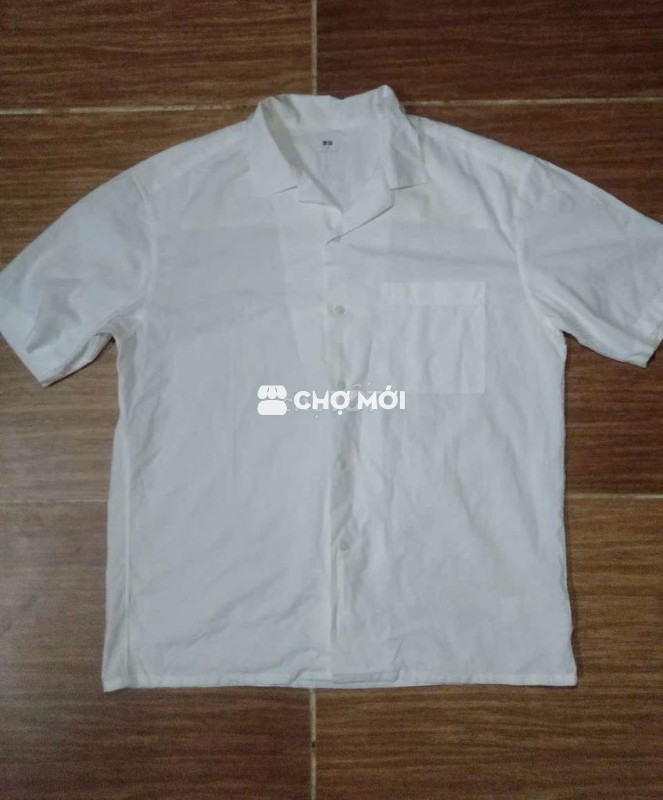 Áo sơ mi Uniqlo Nam Cotton Trắng