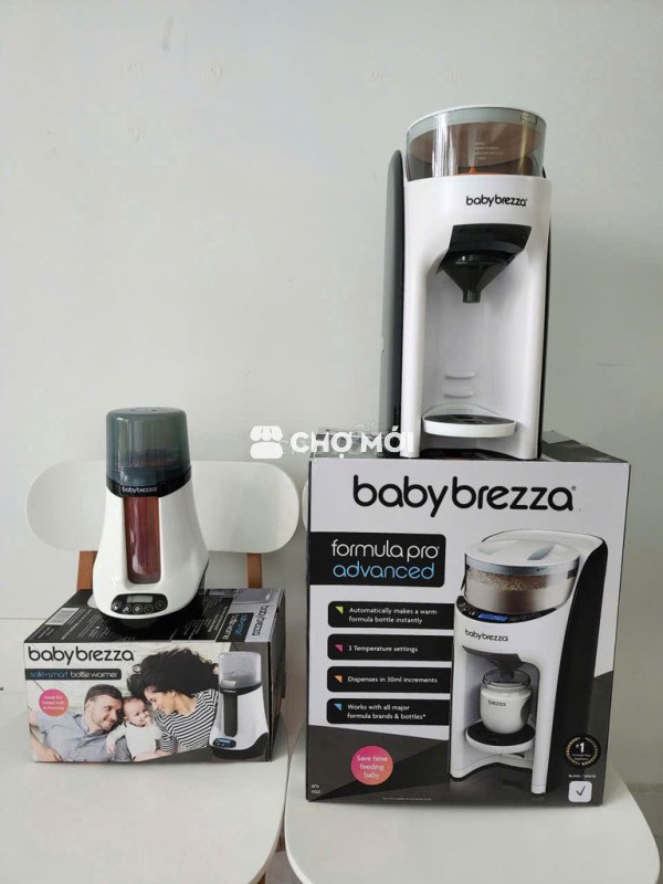 Bộ máy hâm pha sữa Baby Brezza Trắng