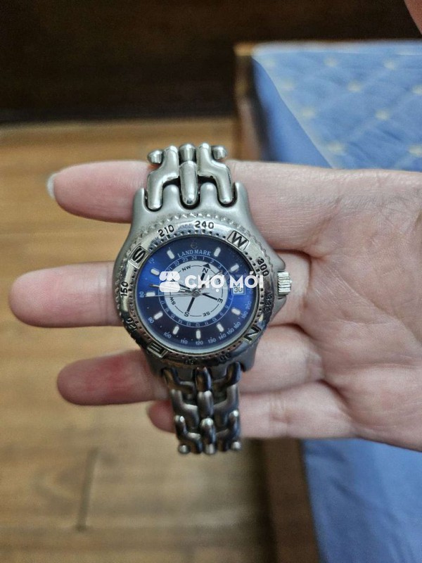 Đồng hồ Landmark Thép Bạc Nam Nhỏ