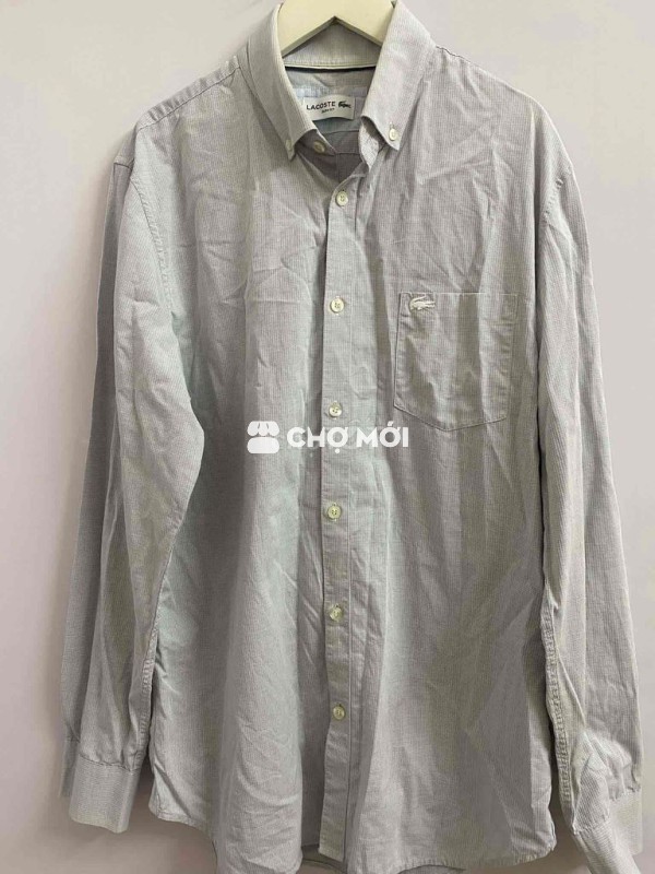 Áo sơ mi Lacoste Nam Màu xám chính hãng size L