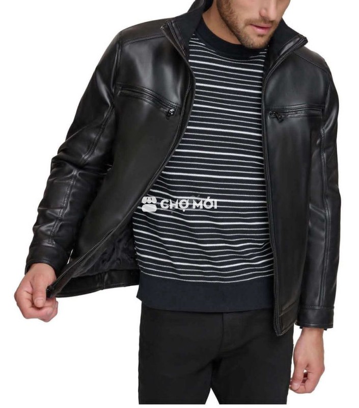 Áo khoác giả da của calvin klein hàng mỹ