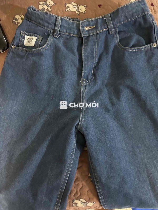 Quần jean nữ Jean xanh đậm