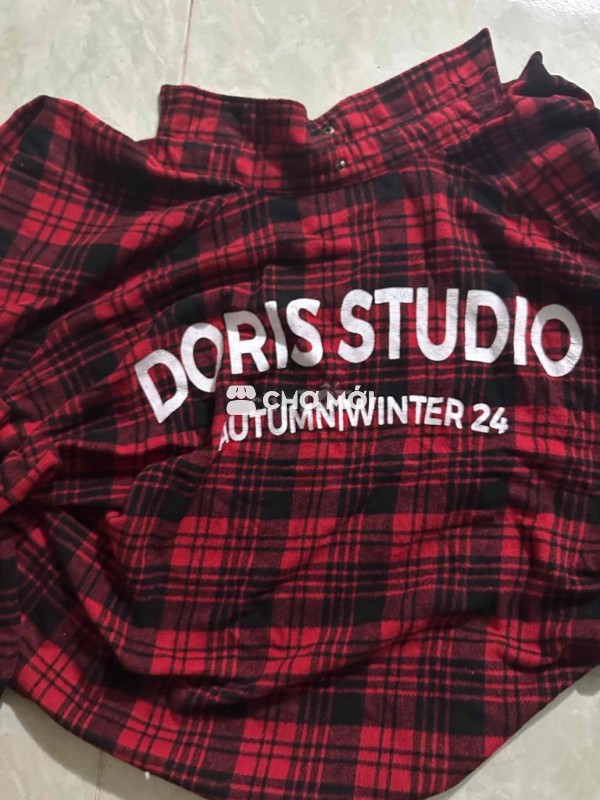 Áo sơ mi DORIS STUDIO Flannel Đỏ