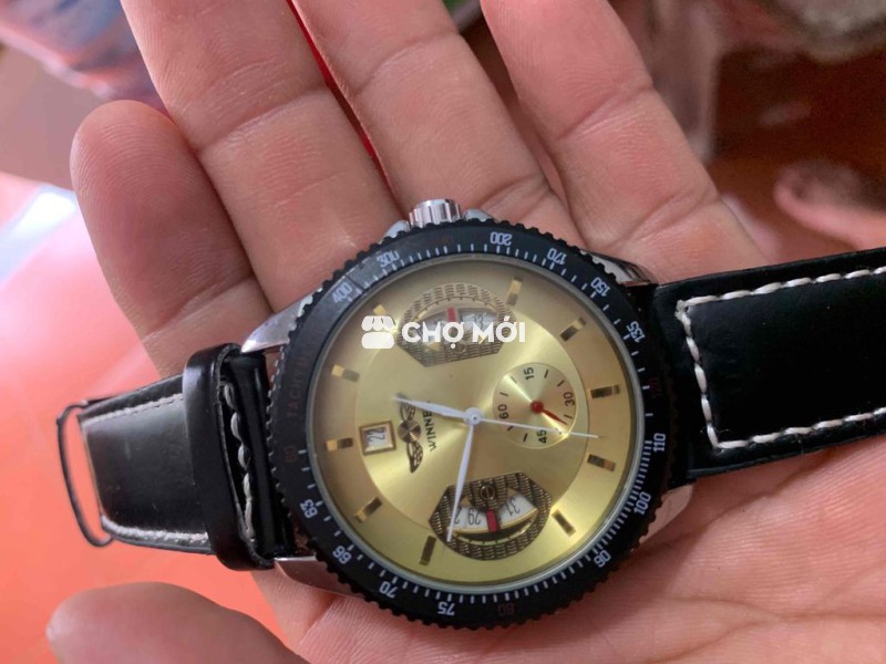 Đồng hồ Winner cơ nam Vàng Đen