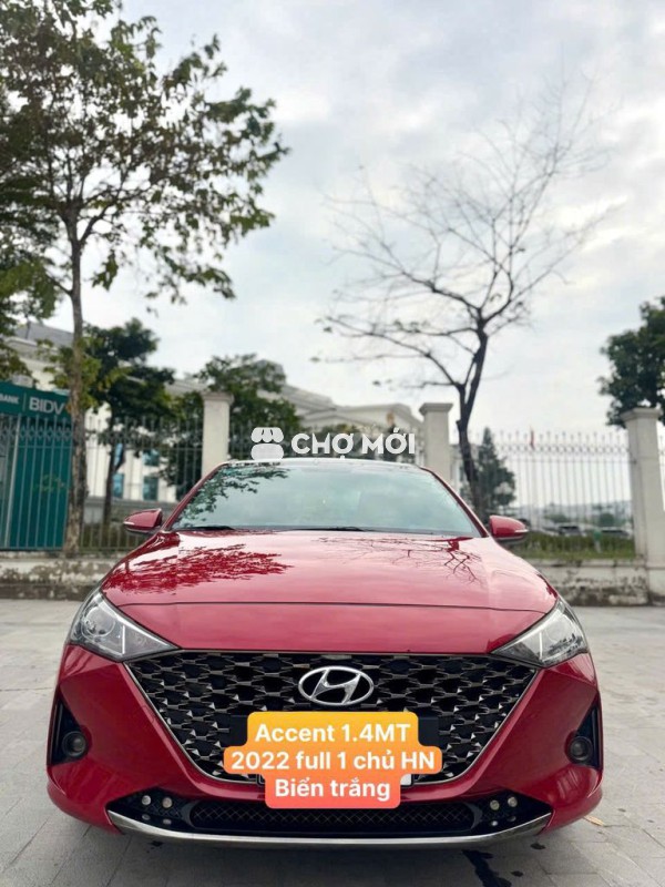 Hyundai Accent 1.4 MT 2022 1 chủ màu đỏ