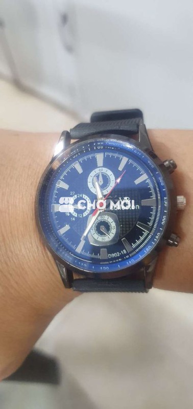 Đồng hồ V8 Collection Nam Cao su Đen 42mm