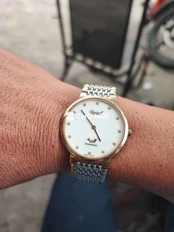 Đồng hồ Ogival Diamond Nam Kim loại