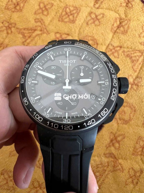 Đồng hồ Tissot TRace Nam Đen 44mm