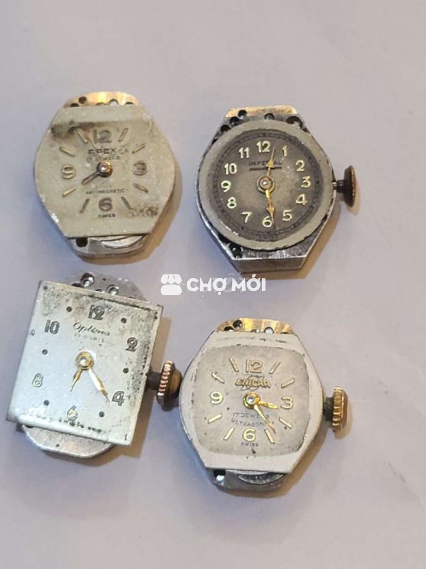 4 bộ máy đồng hồ cơ cót nữ thụy sĩ
