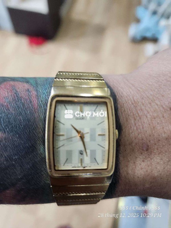 Đồng hồ Citizen Nam Vàng Kim loại
