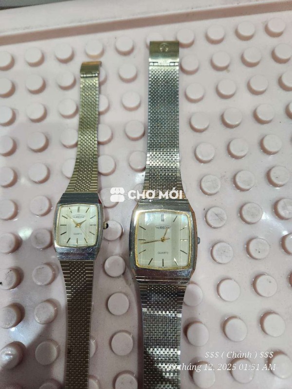 Đồng hồ Aureole Kim loại Bạc