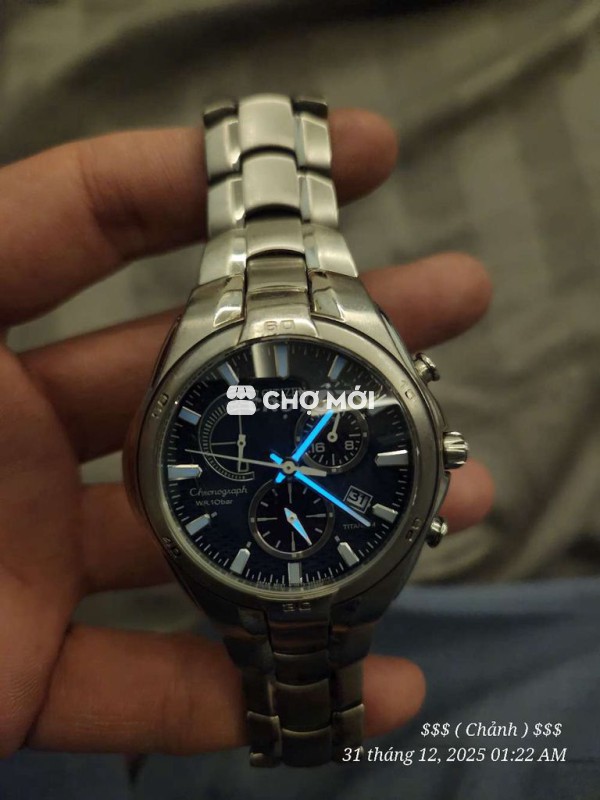 Đồng hồ Citizen H570-S030757 Nam Titan Bạc