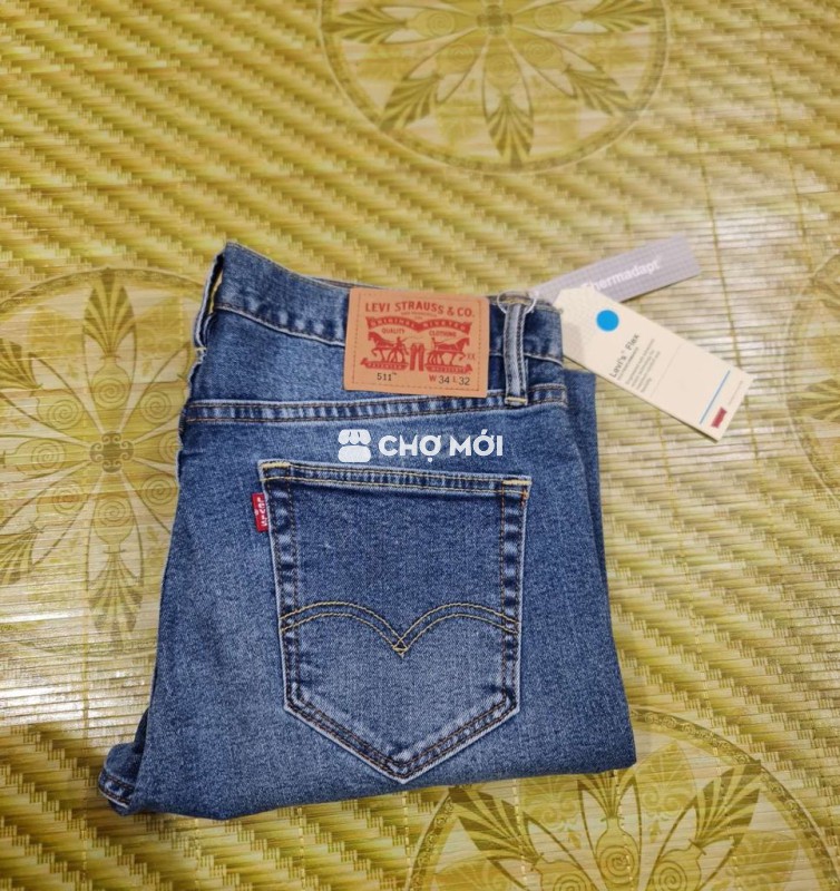 Levis 511 Nam Denim W34 L32 quần jean