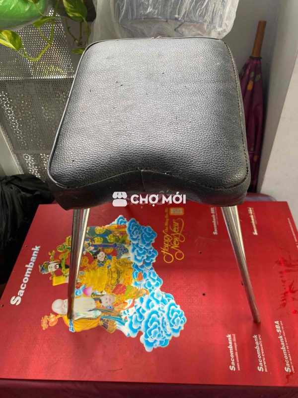 Ghế ngồi xe máy trẻ em Kim loại Đen