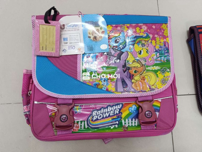 Cặp em bé học sinh Mr. Vui Little Pony Nữ Hồng rẻ
