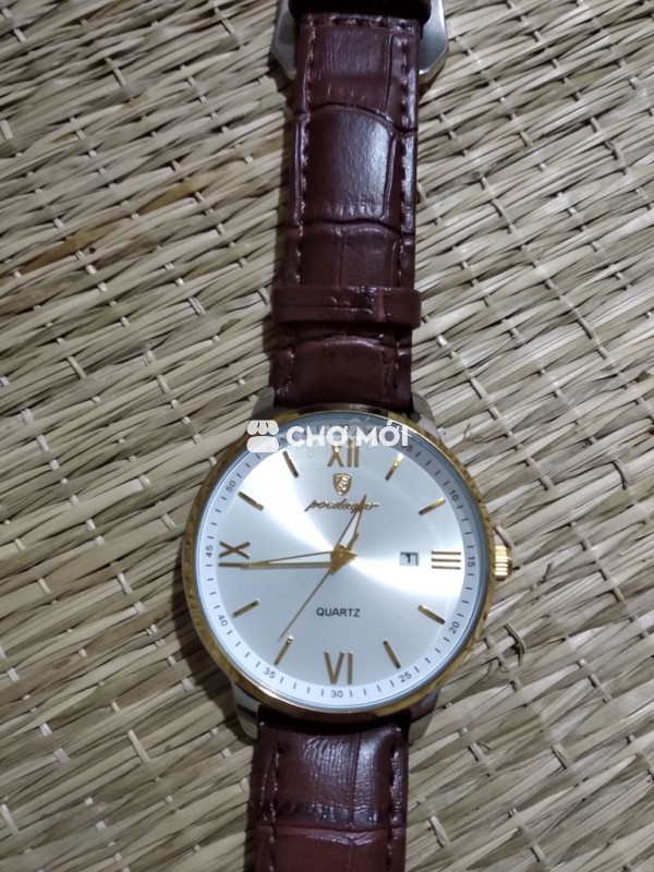 Đồng hồ đeo tay Nam Dây da Nâu