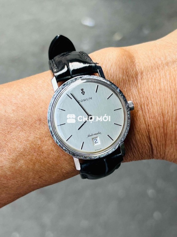 Đồng hồ Corum 7610220-1 Nam Bạc Vintage