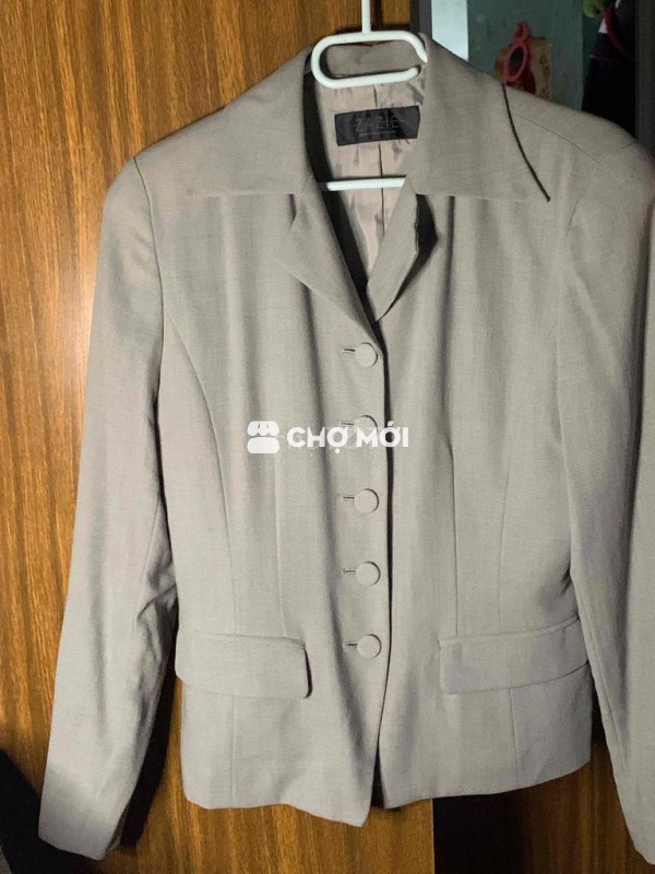 Áo blazer Zazie Nữ Xám nhạt