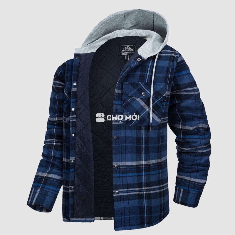 Khoác dạ Eddie Bauer.Mới