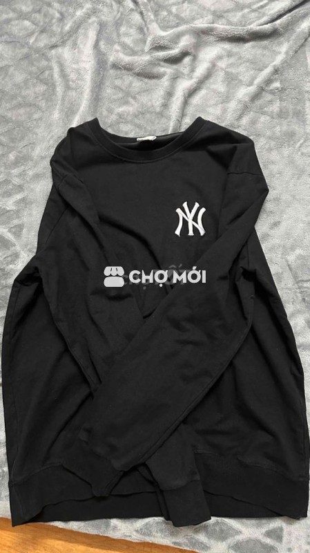 Áo nỉ NY Unisex Đen