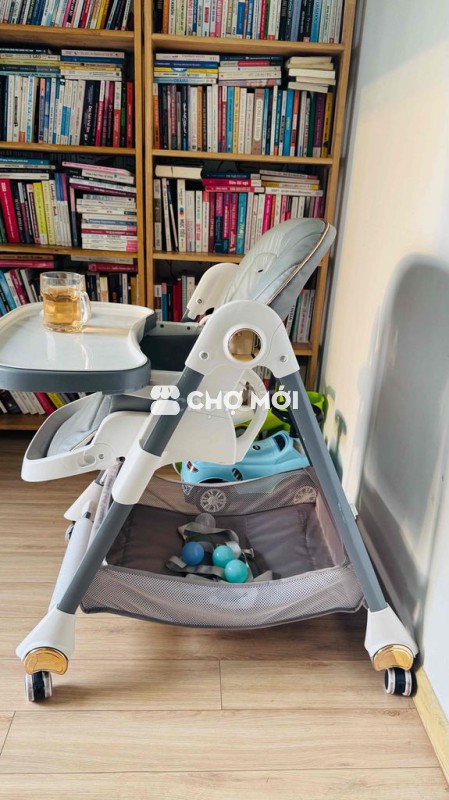 Ghế ăn dặm Chilux Grow V Upgrade Xám