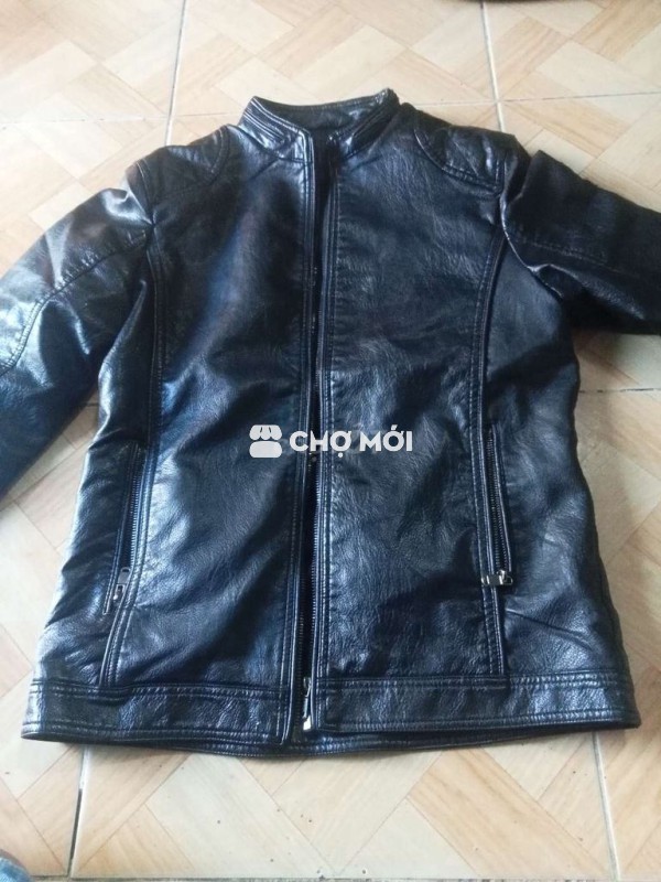 Áo khoác nam Da Đen