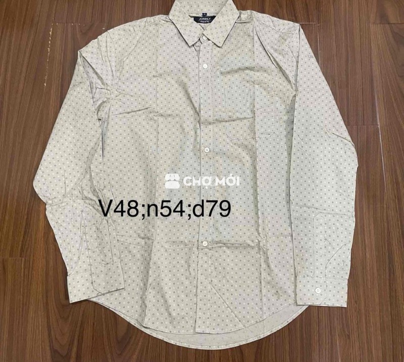 Áo sơ mi Nam JONHLY Vải size L