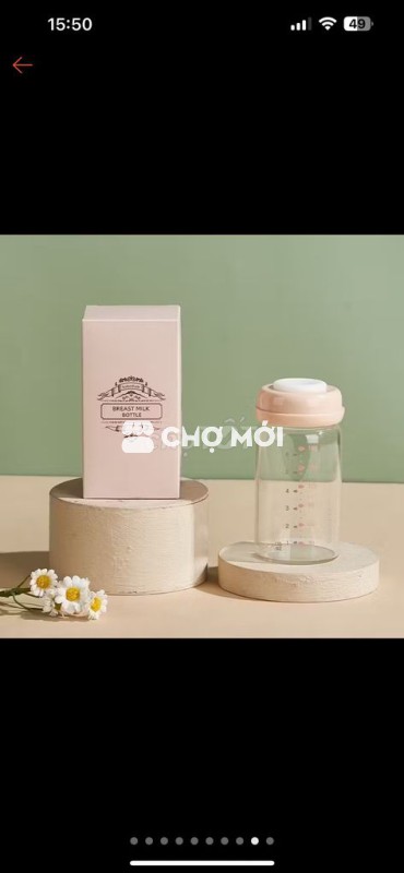 Bình trữ sữa Boboduck thủy tinh 150ml