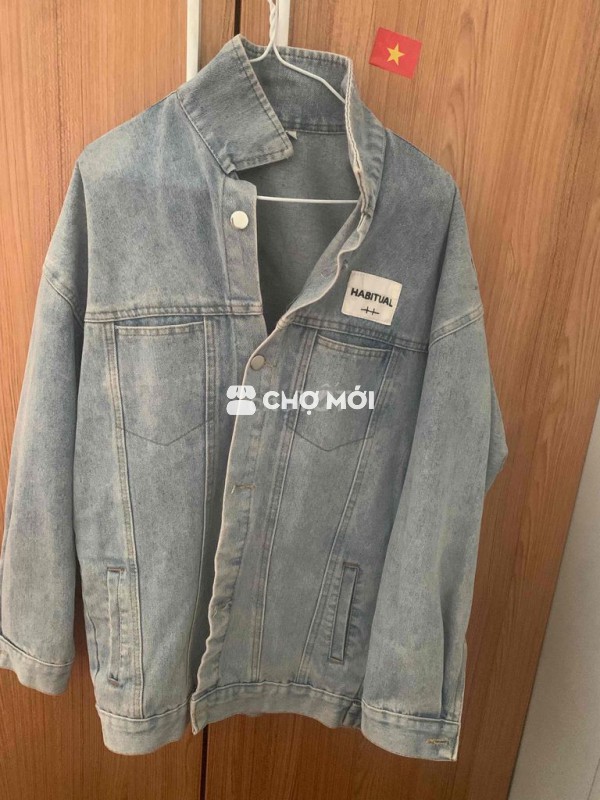 Áo khoác KYUBI Jean Nữ Xanh nhạt