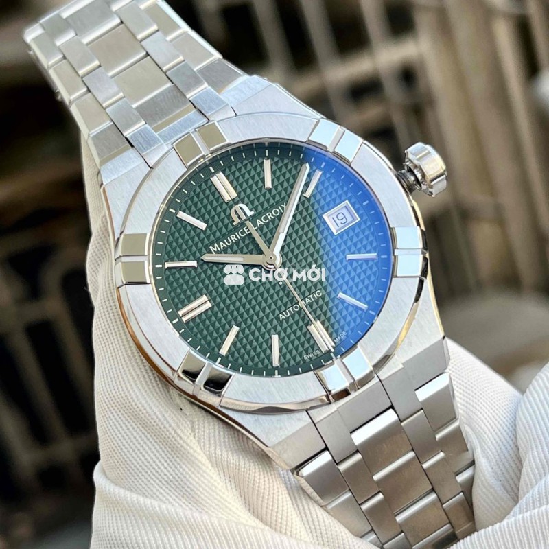 Maurice Lacroix AI6008 xanh lá 39mm