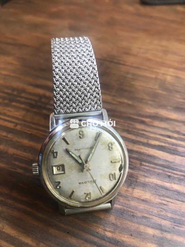 Đồng hồ Bulova Nam Bạc Kim loại