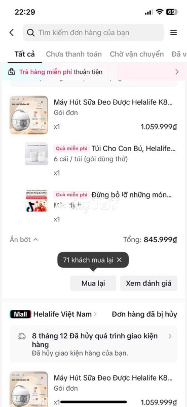 Máy hút sữa Helalife K8 Silicone Trắng