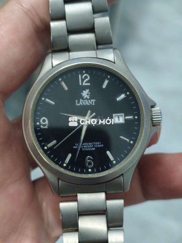 Đồng hồ Nhật size 38mm,Titanium, 1 lịch,pin 10 năm