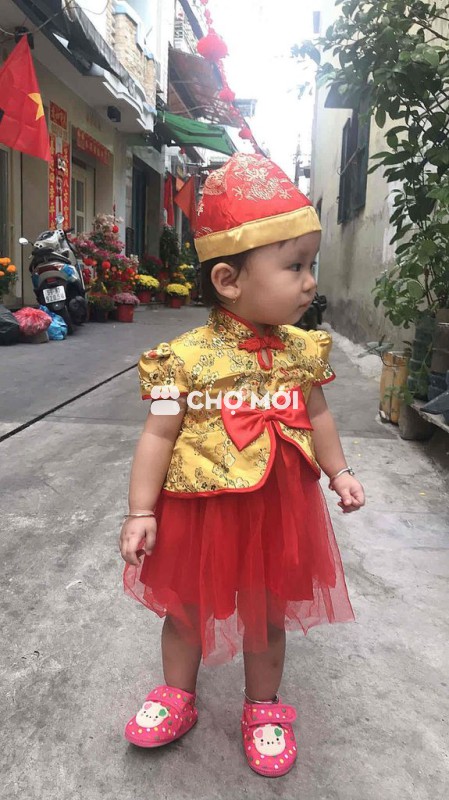 Đầm bé gái vải mềm mại