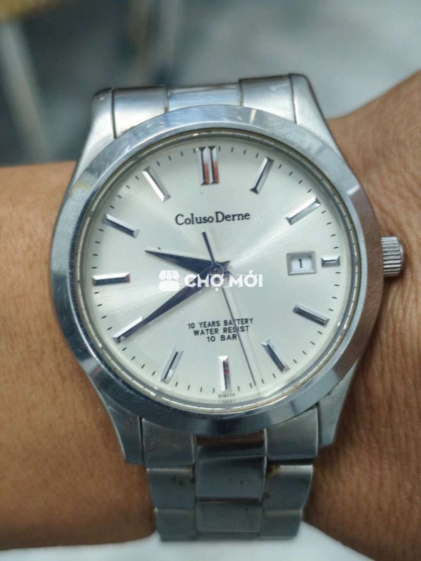 Đồng hồ Nhật, phom tanh 36mm, 1 lịch, đáy xoáy