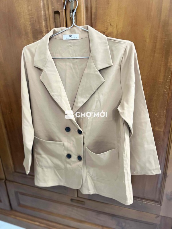 Áo khoác blazer nữ vải tuyết mưa Freesize