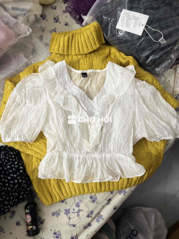 Áo kiểu Nữ Tơ Freesize