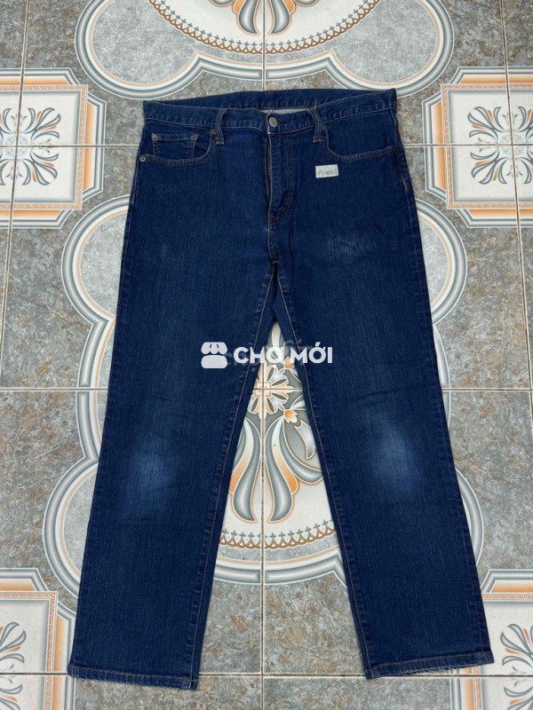 Quần jeans nam GU co giãn size 32 Mới 95%