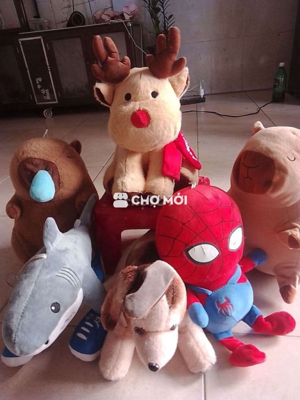 Gấu bông Vải bông nhiều màu cho bé