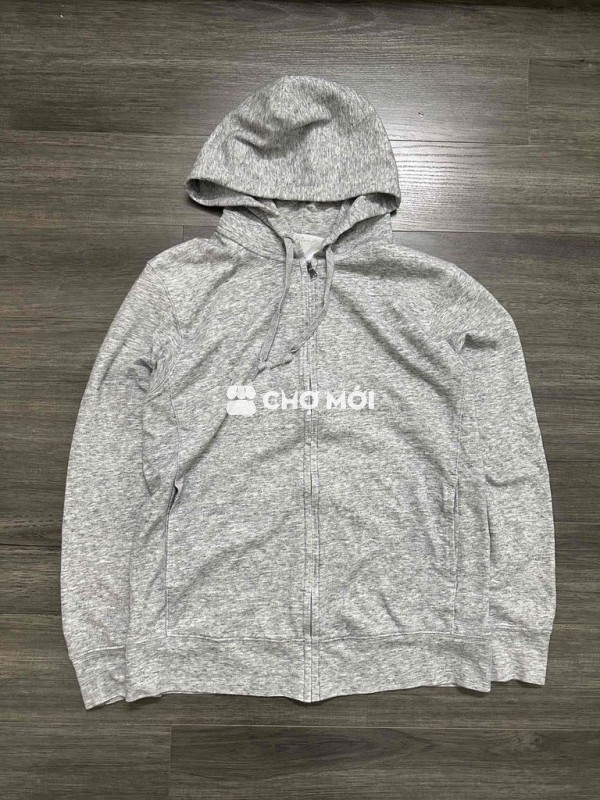 Áo khoác hoodie UNIQLO Xám nam size L 65-70kg