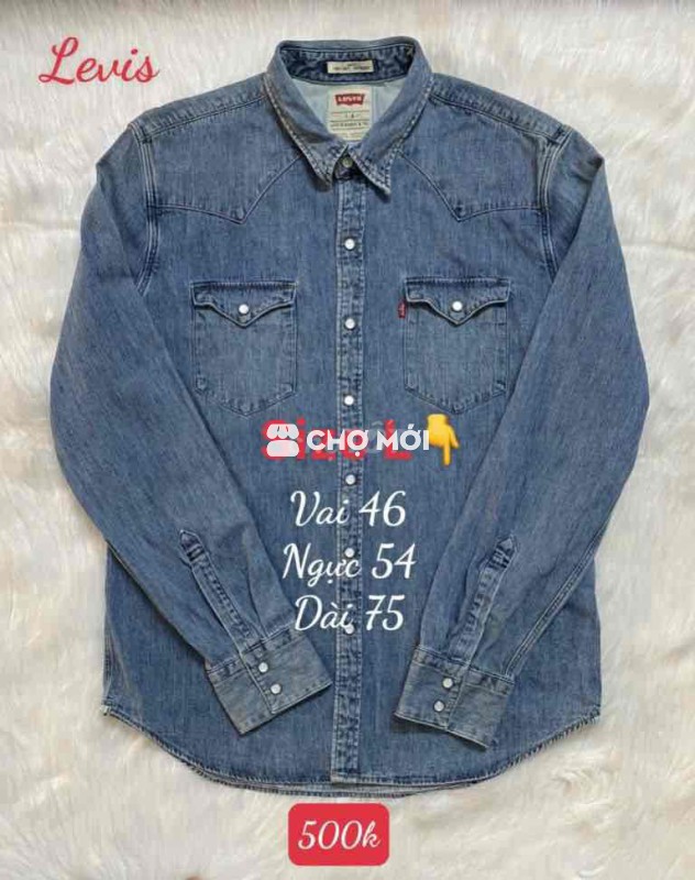 Áo sơ mi Levis Jean Nam size L