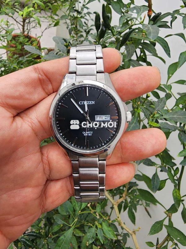 Đồng hồ Citizen Nam Bạc Kính khoáng