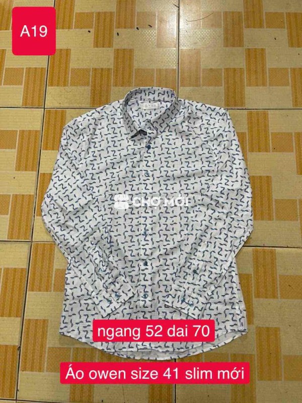 Áo sơ mi Owen Nam Slim fit 41