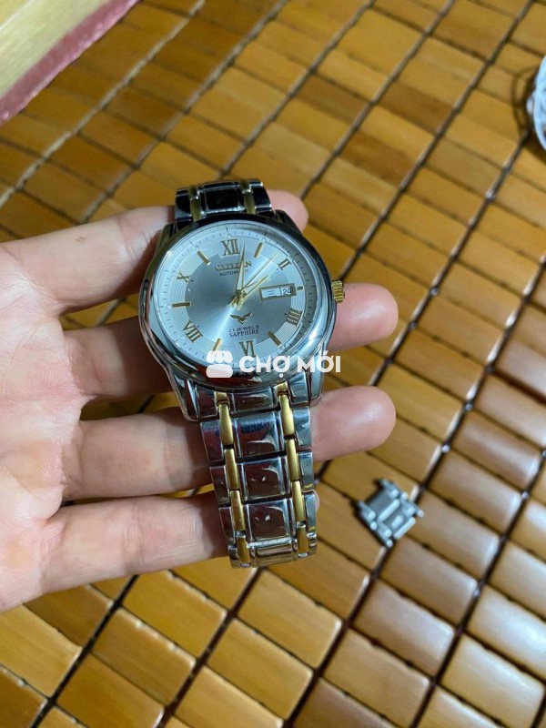 Đồng hồ Citizen Nam Thép không gỉ Bạc Vàng 99%
