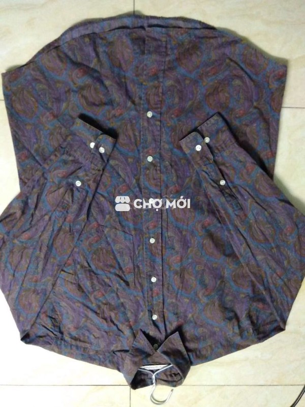 Áo sơ mi Nam Paisley Vải mềm mại