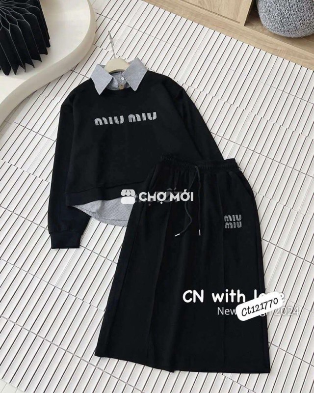 Bộ quần áo Miu Miu Nữ vải mềm mại