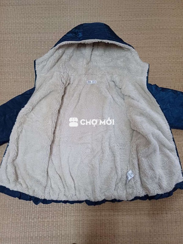 Áo boomber lông thỏ nhẹ ấm sịn mới 100% có mũ đẹp