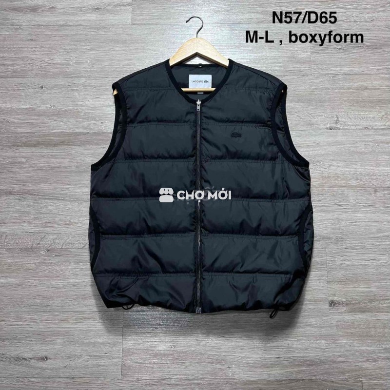 Áo phao gile Lacoste Nam Lông vũ M-L