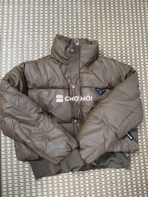 Áo khoác phao Nữ Nâu size M-L