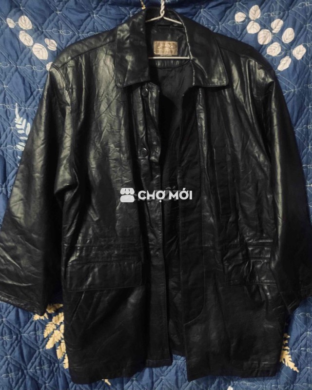 Áo khoác VOLUNT Da cừu Nam size L( 167-175)